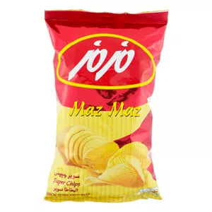 سوپر چیپس نمکی مزمز مقدار 60گرم6260002929806
