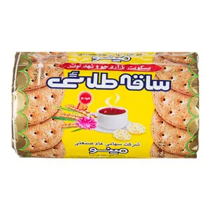 بیسکویت با آرد جو و شهد توت ساقه طلایی مینو مقدار 200 گرم 6260111310960