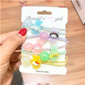 کش مو دوبل پیکسل دار و مهره دار کیوت