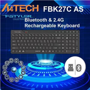 کیبورد بدونصدا ای فورتک مدل FBK27C AS