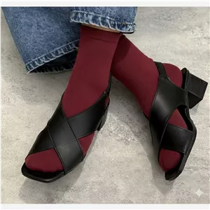 صندل پاشنه دار، صندل زنانه، صندل ضربدری، کفش مجلسی زنانه، صندل مجلسی زنانه، کفش زنانه،(مدل آنجلا1030 )(ارسال رایگان)
