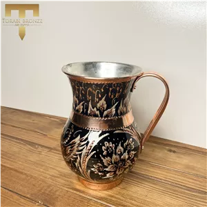 پارچ مسی الماس تراش