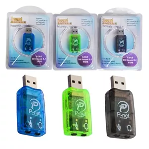 کارت صدا اکسترنال 5.1 کاناله USB