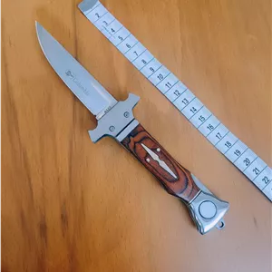 A123 چاقو جیبی کلمبیا  با غلاف کار اصل و اورجینال (دسته مشکی)