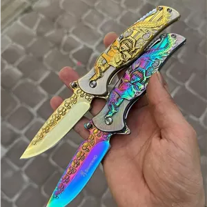 چاقوی برونینگ طلایی و 7رنگ