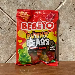 پاستیل ببتو خرسی 80 گرم bebeto funny bears