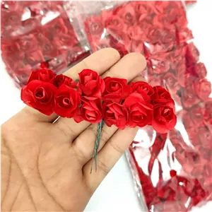 گل کاغذی قرمز (بسته 144 عددی)