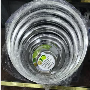 لگن استیل شش پارچه برند یونیک ضد زنگ آهن ربا نگیر 