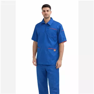 اسکراب پرستاری مردانه آبی حاجی فرم
