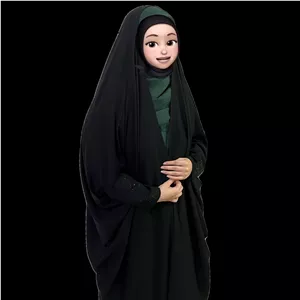چادر لبنانی ندا نگین کاری شده 