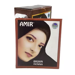 حنا هندی قهوه ای امیر (با حجاب) - بسته 6 عددی