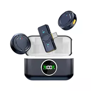 میکروفون یقه ای مدل Q81 بی سیم(دو فرستنده) - اورجینال