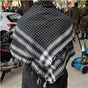 چفیه نخی ایرانی (رنگ مشکی) 