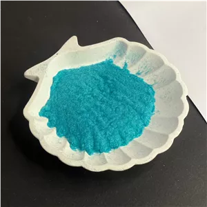 پودر مخمل سبز فیروزه ای