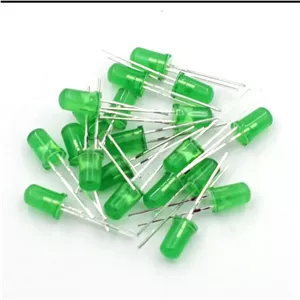 دیود ال ای دی مدل 5 mm بسته 20 عددی ارسال پس کرایه 