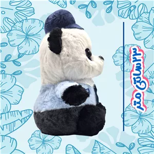 عروسک طرح پاندای پلیس کد 01 ارتفاع 23 سانتی متر J3J