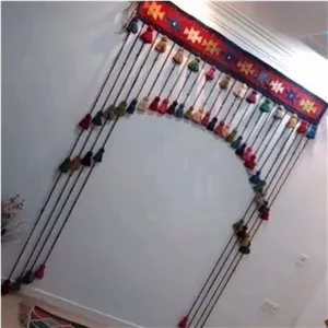 پرده سنتی دستبافت سردری گلیم پرده آویز سنتی قبل ثبت موجودی