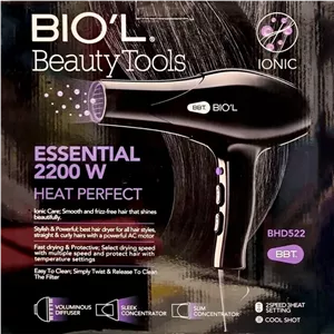 سشوار 2200 وات مدل BHD 522 بیول Biol