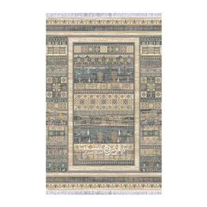 فرش گبه کرم 700 شانه طرح سرو کاشمر کد DC6302 دیار فرش