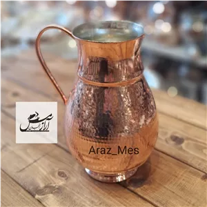 پارچ مسی چکشی بدون درب نانو فاخر زنجان