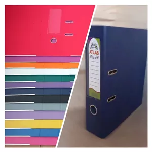 زونکن A4 کتان لبه فلزی تیگل دار (زرد)