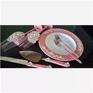 ست جام عسل و کیک خوری