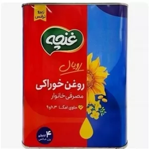 روغن جامد 4کیلویی غنچه 