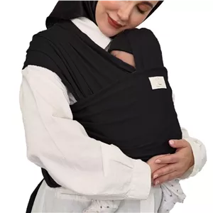 شال آغوشی فامربیبی رنگ مشکی (آغوشی پارچه ای)
