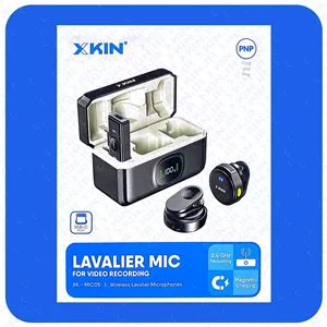 میکروفون تولید محتوا یقه‌ای xkin-mic05