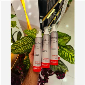 موس موی پرفکت شماره 6 مدل هیر فیلر Perfect Hair Mousse Mega Strong حجم 200 میلی لیتر