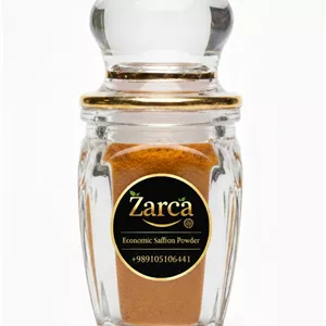 پودر زعفران طلایی (ظرف گوهر) (4.608 گرم)