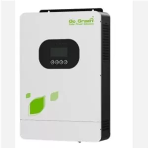 سانورتر 4 کیلووات، 24 ولت هیبریدی ، 100 آمپر MPPT برند Go Green مدل GGIV 4000 single phase hybrid inverter
