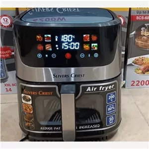 سرخکن 15.5 لیتری دو المنت(بالا و پایین)سیلور کرست 3800 وات مدل 6090 با گارانتی 