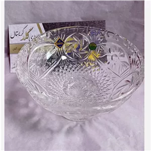 کاسه میوه کریستال خورشیدی پایدار برند بوهمیا 