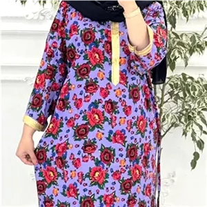 پیراهن بارداری سایز بزرگ  پیراهن نخی نوار طلاییمانتو ساحلی سایز بزرگ دور سینه 135مناسب وزن تا 90سایز 44 تا 70