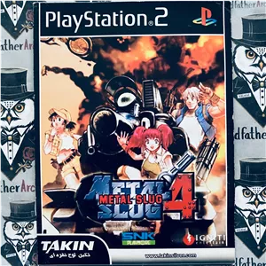 بازی پلی استیشن 2 METAL SLUG 4 نقره ای CD