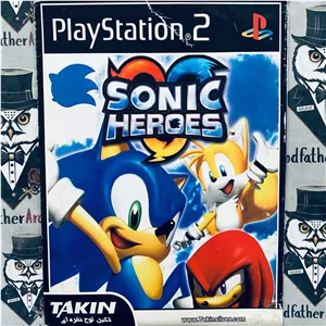 بازی پلی استیشن 2 SONIC HEROES نقره ای CD