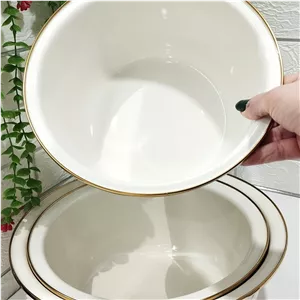 لگن لعابی سه تیکه طرحدار