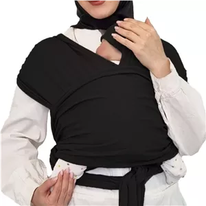 آغوشی مدل اسلینگ فامربیبی رنگ مشکی (آغوشی پارچه ای)