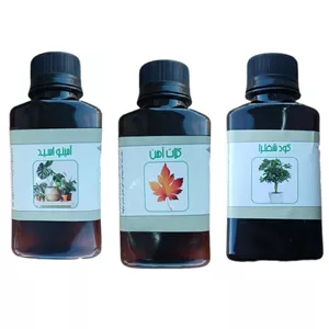 کود مایع امینو اسید و کود شفلرا و کلات اهن مدل life drop حجم 110 میلی لیتر ارسال پستی پس کرایه