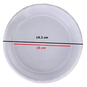 زیرگلدانی مدل p7 - 19.2 cm 15 بسته 3 عددی ارسال پستی پس کرایه