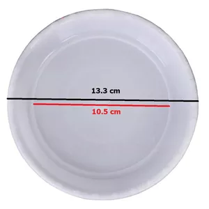 زیرگلدانی مدل p4 - 13.3 cm 10.5 بسته 6 عددی ارسال پستی پس کرایه
