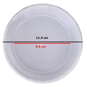 زیرگلدانی مدل p2.5 - 11.4 cm 8.6 بسته 6 عددی ارسال پستی پس کرایه