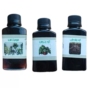 کود مایع هیومیک اسید و کود ریشه زایی و کود پتوس مدل life drop حجم 110 میلی لیتر بسته 3 عددی ارسال پستی پس کرایه