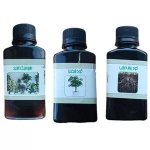 کود مایع هیومیک اسید و کود ریشه زایی و کود شفلرا مدل life drop حجم 110 میلی لیتر بسته 3 عددی ارسال پستی پس کرایه