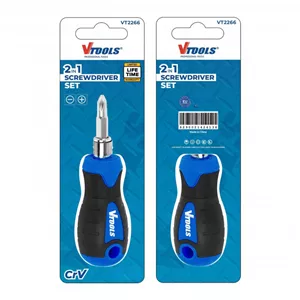 پیچ گوشتی وی تولز مدل 2 در 1 کد VT2266 سایز 6.35 میلیمتر