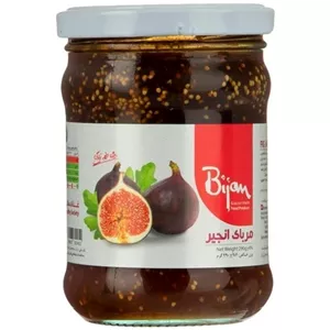 مربا انجیر شیشه بیژن 