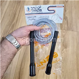 طناب ورزشی تن زیب سیمی روکش دار