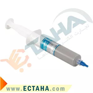 خمیر سیلیکون نقره ای سرنگی بزرگ