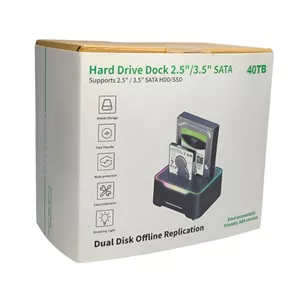 داک استیشن و کلونر هارد دیسک پوزوگیر (POSUGEAR) مدل D25-3.1 پشتیبانی از SATA 2.5 3.5 اینچ تا ظرفیت 40TB